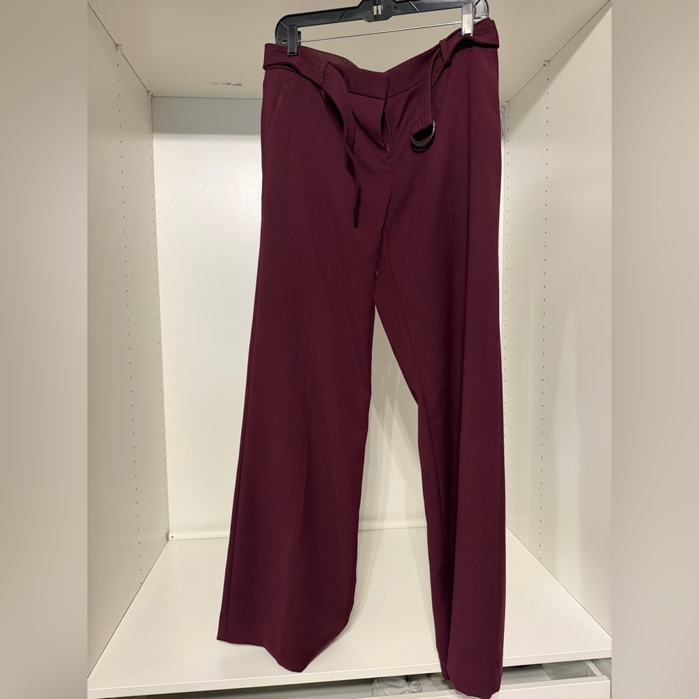 The Limited Deep Burgundy Wide Leg Pants